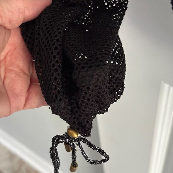 FP Movement Black Mesh hooded Women's Swim Cover-Up Small - Picture 4 of 7